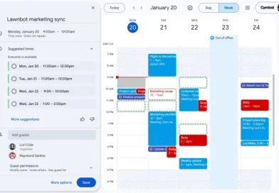 Google permitirá programar reuniones con Gemini en Google Calendar