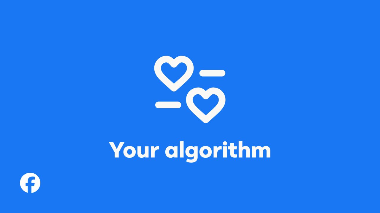 Logo de la función Tu algoritmo de Facebook